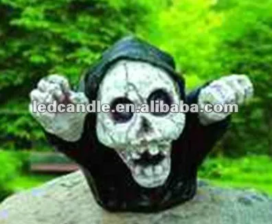 resin halloween solar light