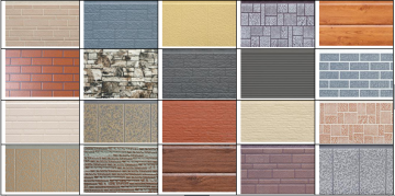 Metal decorative insulation board 3800*380*16mm 3.7kg 35KG/M3 B1