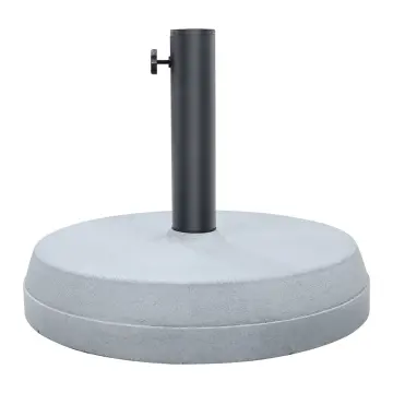 35 Kg Natural Color Umbrella Base with 58mm Pole Set in Cement