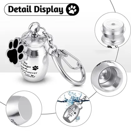 Hot Selling Pet Urns Keychain for Dog Cat Ashes