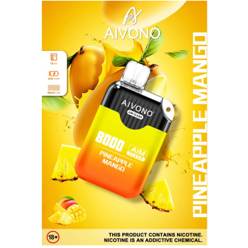 AIM-CLEAR 8000 PUFFS AIVONO 5% /2%/0% NIC