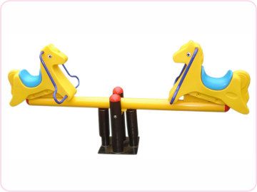 Outdoor backyard seesaw