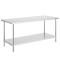 stainless steel work table for hotels