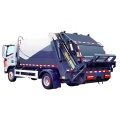 Dongfeng 7 camión de basura de compresión cuadrada