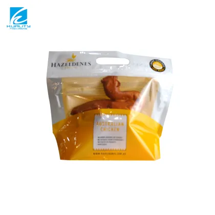 Customized Plastic Smoked Chicken Roasted Fries Chicken Packaging Bag