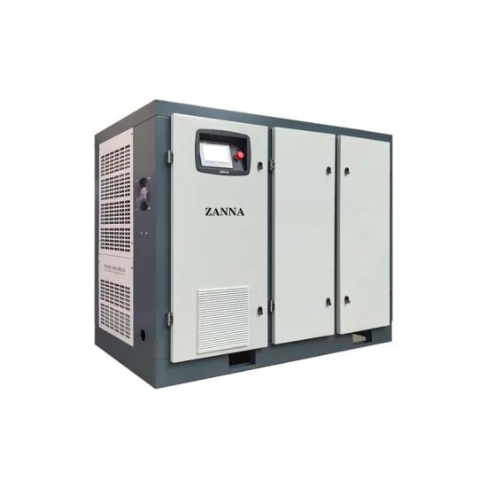 Oil free screw blower working