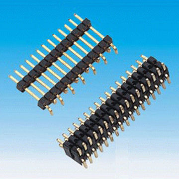 1.27mm (0.05-inch) Board Spacer Pin Headers, Single or Dual-row, SMT Type, H = 1.0