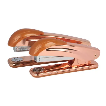 Eagle High Quality Rose Golden Metal Stapler