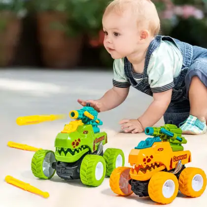 Interactive Inertial Car Dinosaur Toy Gifts for Children