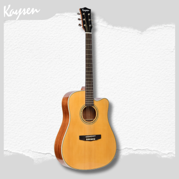 Kaysen A Grade Solid Top Semi Acoustic Guitar