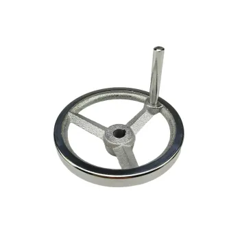 Smooth Surface Chrome-Plated Cast Iron Handwheel