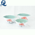 Custom high quality popular printed pointed mouth bowl