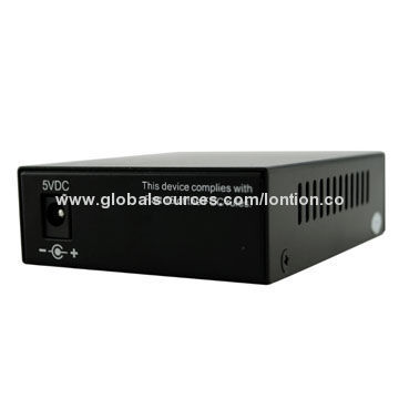2014 New Ethernet to Fiber SFP Media Converter with Power Adapter, Plug-and-play Function