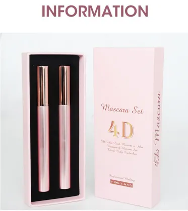 Vegan 4D Fiber Waterproof Eyelash Makeup Beauty Mascara