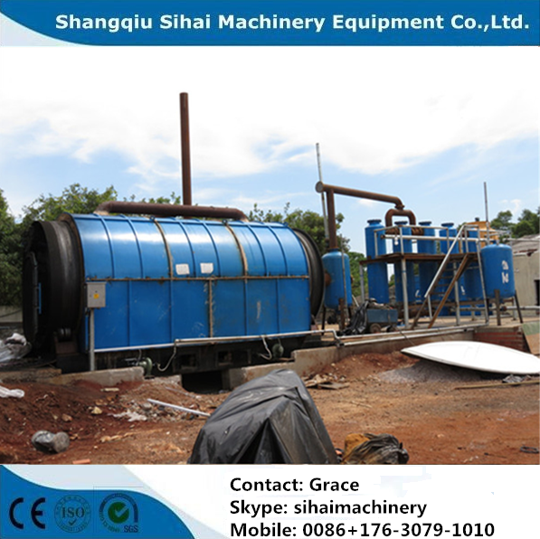 Used Car Tire Recycling To Oil Machine