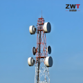 Projeto de torre de comunicação de aço com ângulo de 4 pernas durável