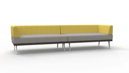 New products Modern sectional sofa low back l shaped corner sofa set