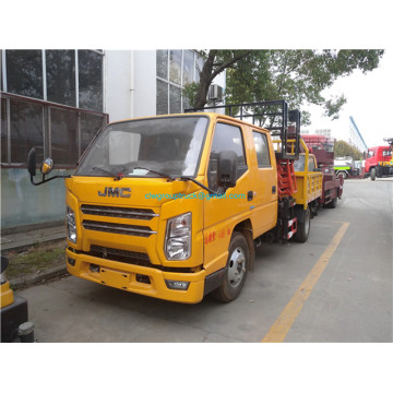 High rise aerial work platform operation truck