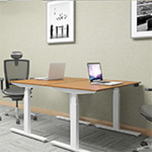 Mesa para sentarse y pararse, escritorio ajustable en altura