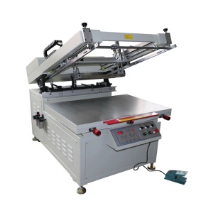 High Speed ​​Precision schuine arm schermdrukmachine