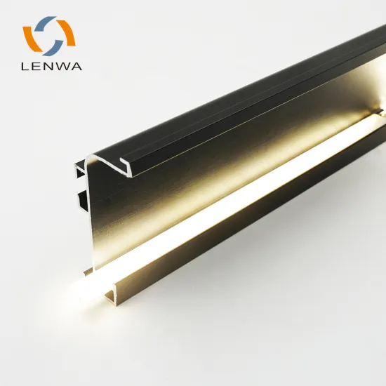 LENWA ALUMINIUM New Design Extruded Aluminium Inner Gola Profile with LED for Hidden Pull Kitchen Handless Handle" 

However, for better SEO and readability, you might consider:

"LENWA ALUMINIUM Hidden Pull Kitchen Handle with LED Illumination