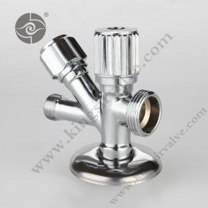 Chrome plate angle valve