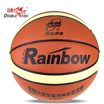 High-Quality Custom Logo PU Superfine Fiber Leather Professional Basketball for Games and Training