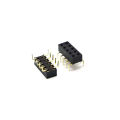 Entrada inferior encabezada femenina de 2.54 mm de tono 12p
