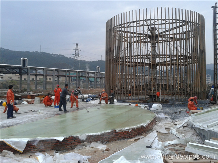 Frp fiberglass sulfuric acid H2SO4 storage tank