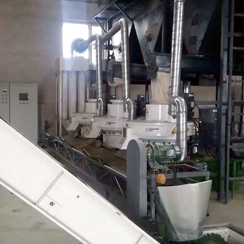 wood pellet machine line