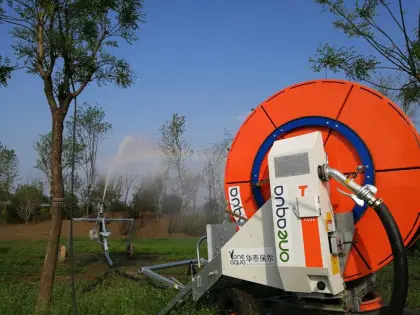 Long range, LCD screen, equipment operation at a glance of the reel machine 65-260TX