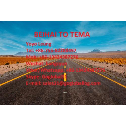 Guangxi Beihai Sea Freight to Ghana Tema