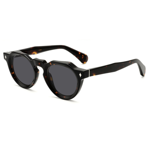 Round Acetate Polarized Glasses