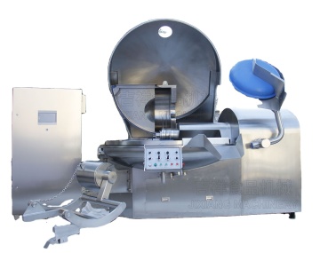 Electric Big Power Meat Vegetable Vacuum Bowl Cutter Mixer Machine for Sausage Production Line