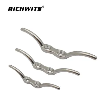 4 inch marine cleat rigging hardware stainless steel 316 wire cable rope cleat