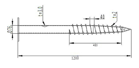 Earth Anchor Ground Screw