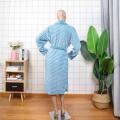 Custom 100% Cotton Velour fabric luxury Hotel Bathrobe