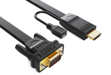 UGREEN HDMI to VGA converter flat cable - Chipset in HDMI connector