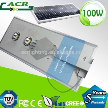 China High Lumen Outdoor integrated solar street light all in one