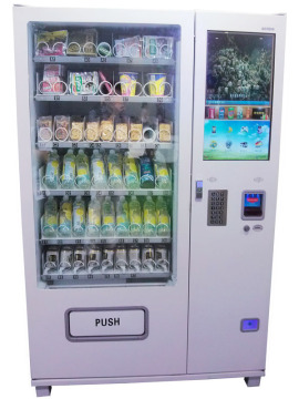 Large Combo Vending Machine with 26"LCD Advert Screen (KM006-M26)