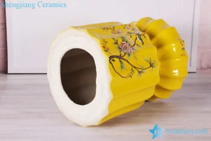 Lotus Flower Bird Ceramic Stool RZKL06-A/B