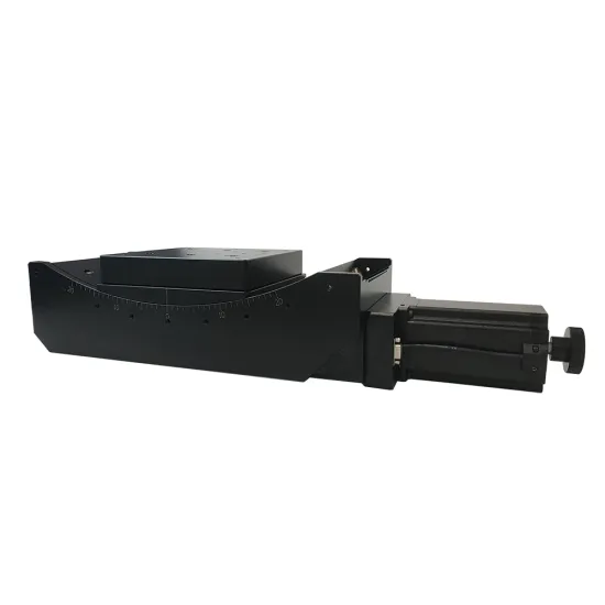 Motorized Angle Stage Tilt Adjustment Table - 20 Degrees, 100KG Load Capacity
