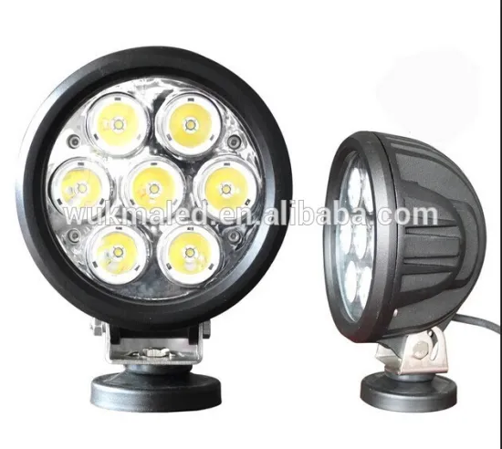 Factory Price 70w Car LED Work Light, 6 inch round car LED driving Lights, Motorcycle LED Driving Lights