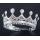 2.8 Inch Full Clear Stone Pageant Crown