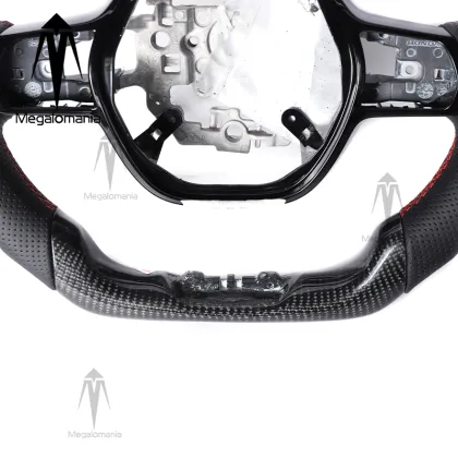 For Honda 11th Gen Civic Fit Spiro Accord CRZ Type-R FK8 Insight S2000  Type R GK5 Carbon Fibre Steering Wheel