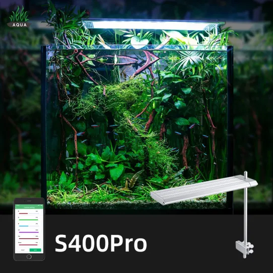 WEEK AQUA S400 Pro Nano Terrarium Light for Aquatic Freshwater Aquascaping Fish Tank