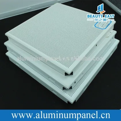 Suspended ceiling square aluminum ceiling tiles