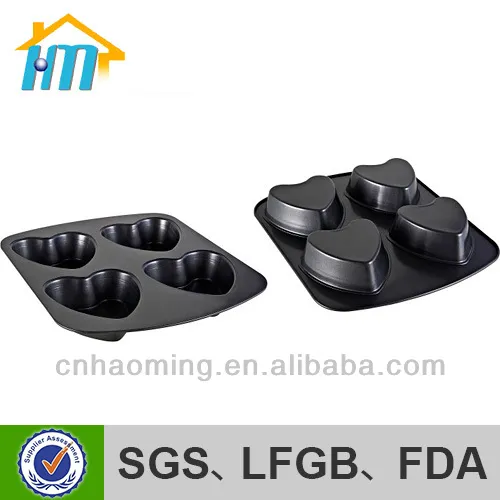 non-stick uinque 6 cup cake pans