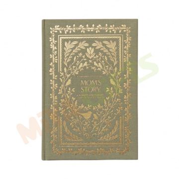 Personalized Gold Foil Flora Hardcover Linen Journal & Planner Diary