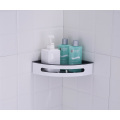 White Wall Mounted Corner Shower Organizer